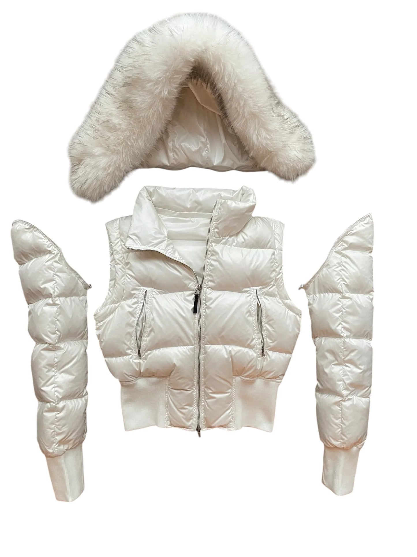3-in-1 Leather Laqué Jacket